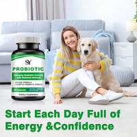 Labels privés Capsules de probiotiques provisoires personnalisables pour femmes hommes Santé digestive Capsule de supplément de mélange synbiotique