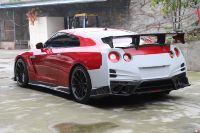Nouveau kit carrosserie en fibre de carbone pour GTR R35 Facelift 2018 style TS avec spoiler de capot et jupes latérales
