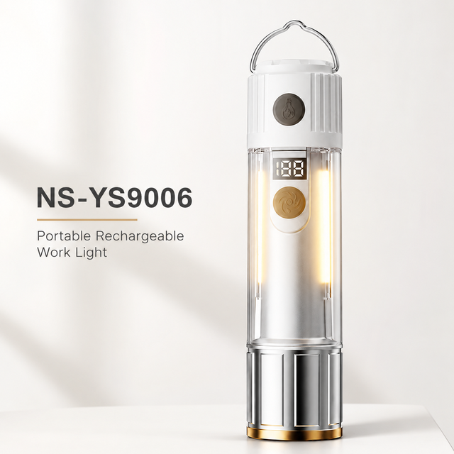 Alloy Mini Portable Rechargeable Camping Zoom Flashlight Type-C Charging 7 Modes Outdoor Torch Light Waterproof