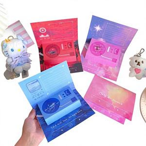 Carte de vœux artisanale en papier avec enregistrement phonographique, 520 mots d'amour, cadeau surprise, pour envoyer des vœux d'<span class=keywords><strong>anniversaire</strong></span>, homme femme - Product Image 1