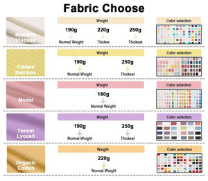 Пижамы с принтом из бамбука и спандекса - Product Image 5