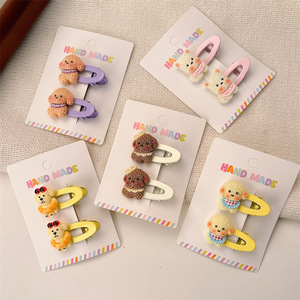 Nouvelles pinces à cheveux mignonnes en forme de chiot, pinces latérales de dessin animé, accessoires capillaires adorables en gros - Product Image 3