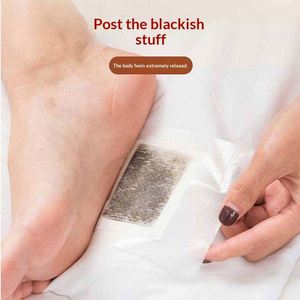 Old Beijing Printed Wormwood Ginger <b>Foot</b> Patch Self-Heating Moxibustion Hot Compress Herbal Pad for Care - Product Image 4