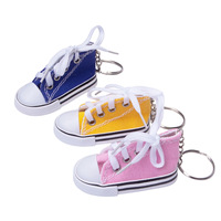 Mini Canvas Shoe Fashion Bicycle Footrest Small Board Shoes Hanging Ornament Simulated Shoe Keychain