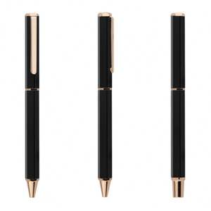 Juego de 3 Bolígrafos de Gel Coloridos de Alta Calidad, Bolígrafo de Rodillo para Estudiantes, Nuevo Bolígrafo Hexagonal de Latón de Lujo con Juego de Regalo con Logotipo Personalizado - Product Image 6