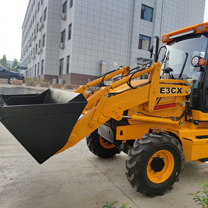 Cargadora de Ruedas Pequeña de Bajo Consumo Energético, Multifuncional, Excavadora de Dos Cabezas, Cargadora con Dirección a las Ruedas - Product Image 6