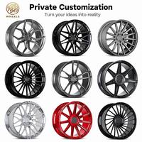 Jantes forgées sur mesure 18x8.5J 5x114.3 Or Poli Miroir à Rayons en Y pour Honda Accord Camry Teana (Qualité Usine)