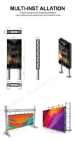 Affichage publicitaire LED géant 3D extérieur P4 P5 P8 P10, écran LED extérieur, panneau d'affichage