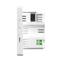 ZISA OP151FQ XPON Dual Mode Auto EPON/GPON ONU 1GE+1POTs+WiFi4 RJ45 Built-in 86-Type Panel for FTTH