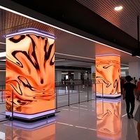 Écran LED carré P3 étanche haute luminosité pour publicité commerciale et médias publics