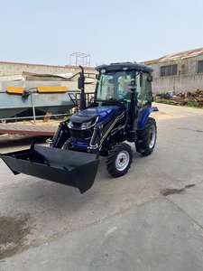 טרקטור קומפקטי 4x4 עם כף קדמית, זחל, זורע, מפזר דשן, מעדר, מיני טרקטור עם מחפר אחורי - Product Image 3