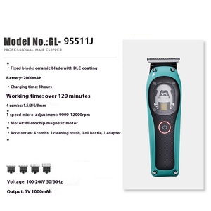 12000 tr/min DLC lame <span class=keywords><strong>coiffeur</strong></span> moteur à lévitation magnétique à grande vitesse tondeuses à <span class=keywords><strong>cheveux</strong></span> professionnelles - Product Image 4