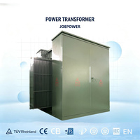 Transformateur triphasé monté sur socle, élévateur de tension 380V vers 480V/34.5kV 2050 KVA immergé dans l'huile pour l'interconnexion photovoltaïque solaire au réseau