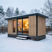Cabane préfabriquée facile à installer, maison de jardin, assemblage rapide, pièce extérieure, sans travaux lourds, design modulaire, gain de temps