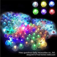 Luces Decorativas LED Multicolor Brillantes para Globos Festivos, 8 Colores, para Niños de 7 a 14 Años, Éxito de Ventas Transfronterizo