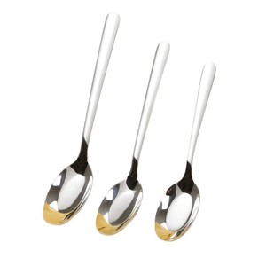 Cuchara plana de mango largo de acero inoxidable 304 fabricada en fábrica para uso doméstico y en restaurantes. - Product Image 1