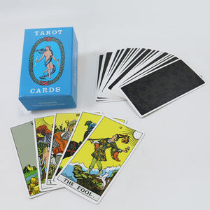 Cartes de tarot d'usine en vente en gros, cartes de tarot <span class=keywords><strong>oracle</strong></span> magiques avec livre d'instructions, impression personnalisée, cartes d'animaux spirituels, tarot - Product Image 5