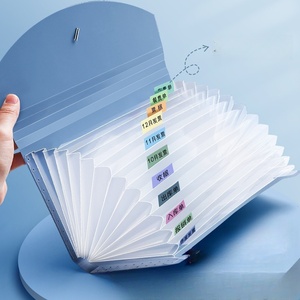 Sac d'orgue à 13 grilles, dossier de stockage de documents spéciaux de facture de taxe à valeur ajoutée multicouche, dossier de fournitures de bureau - Product Image 2