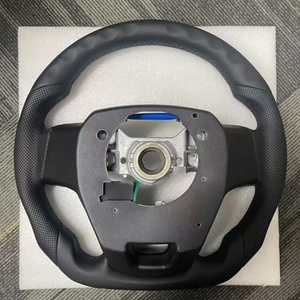 Volante Deportivo de Cuero Negro para <span class=keywords><strong>Lexus</strong></span> <span class=keywords><strong>LC</strong></span> <span class=keywords><strong>500</strong></span> 500h 2016-2026, Mejora Interior, Volante Personalizado - Product Image 5