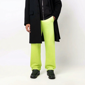 Pantalon de survêtement évasé pour homme, nouveau style, taille haute, coupe droite, en molleton de coton, taille élastique, décontracté, personnalisable, grandes tailles - Product Image 1