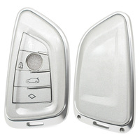 Étui de protection intégral en TPU pour clé de voiture à 3 boutons, coque de télécommande de voiture en TPU, sans boîte