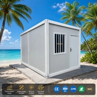 Nuevo Diseño de Casa Portátil de 20 pies, Reubicable, Ecológica, con Estructura de Acero y Paneles Sándwich, para Caseta de Seguridad, Clínica Médica