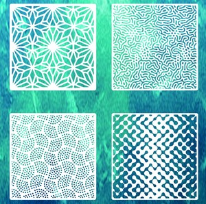 Bán Chạy Khuôn Tô Sơn Tường Bằng Nhựa Lớn Thời Trang Đẹp Dùng Cho Sơn Tường Mẫu Tô Vẽ Tường Tái Sử Dụng Được - Product Image 1