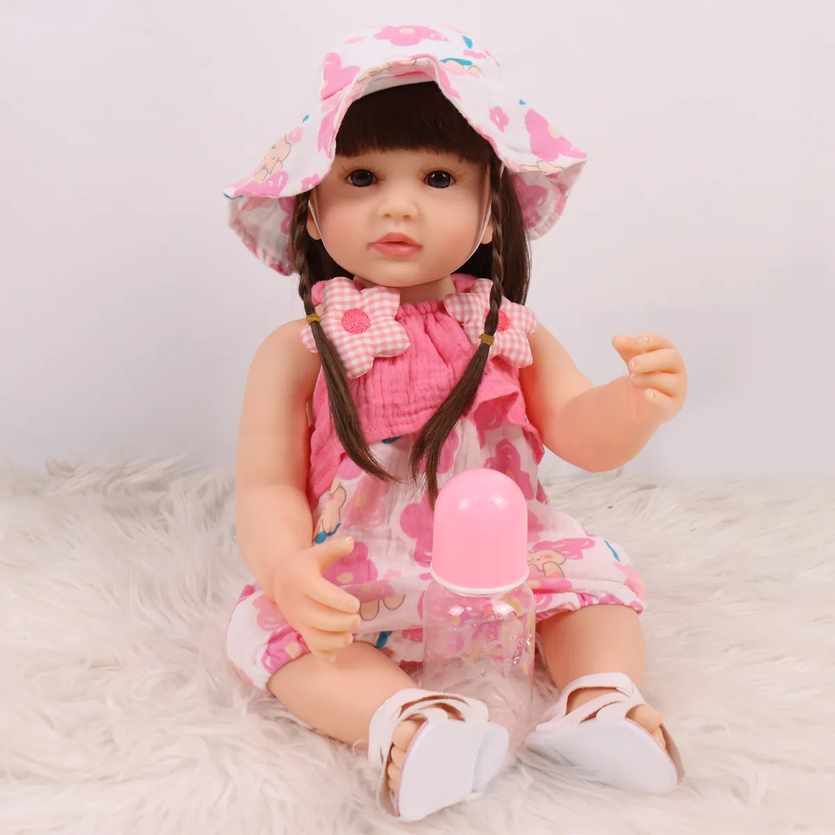 Großhandel Weihnachts geschenk Spielzeug für Mädchen Prinzessin Realistic Bebe Reborn Baby Doll Lebensechte Weiche Silikon Reborn Kleinkind Neugeborene D.