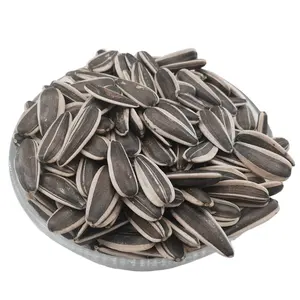 100% Natural Product ISO Certification Uzbekistan Quality Sunflower Seeds Black With White Stripe