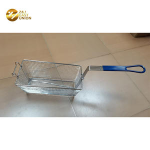 Kunden spezifische Brat siebe Hersteller Edelstahl Gewerblicher Großhandel Lebensmittel qualität Hoch leistungs fritte use Korb Filter korb - Product Image 6