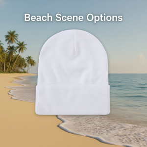 Berretto Lungo Personalizzato LB 56-58CM Unisex Casual da Spiaggia 100% Acrilico con Motivo a Pois - Product Image 2