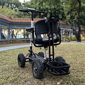 Scooter de golf pliable à 4 roues, tout-terrain 4x4, siège unique, buggy de golf électrique - Product Image 3