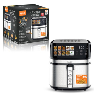 2025 L'huile de Chine peut être réduite de 80% Friteuse à air multi-usages de 8 litres avec écran d'affichage - Product Image 1