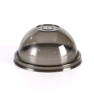 Bubble Milk Tea Shop 90mm Plastic PP Injection Cup Dome Lid With Custom Logo