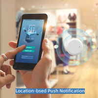 Appareil IoT Balise Bluetooth IBeacon de Proximité à Longue Portée 150m avec 10 Ans d'Autonomie pour Navigation Intérieure et Suivi de Localisation