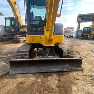 Miniexcavadora Komatsu PC55MR usada original japonesa, con motor y bomba originales de Japón, en buen estado de funcionamiento, en venta. - Product Image 6