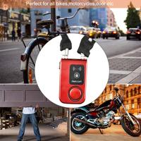 Antivol intelligent avec alarme, contrôle par application, grande sirène, étanche, sans clé, en acier, 80 cm, pour VTT, trottinette électrique, vélo