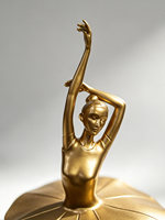 Trophée de danse en métal personnalisé gravé, oxydation, électrolyse, revêtement en poudre, design créatif haut de gamme et élégant pour équipe