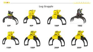 Pince hydraulique rotative pour excavatrice de 6 à 9 tonnes, pince lourde - Product Image 5