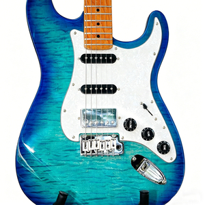 Guitare électrique Surpass Music High Gloss 39 pouces ST, corps en aulne, 6 cordes, style <span class=keywords><strong>Strat</strong></span> - Product Image 4