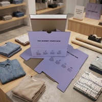 Boîtes aux lettres personnalisées avec logo, emballage en carton, boîte d'expédition, sacs d'expédition en kraft pour l'emballage des vêtements
