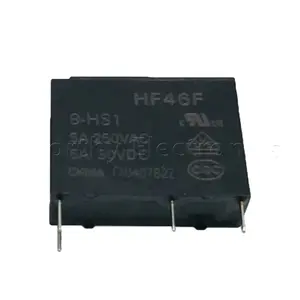 Elektrische Komponente Power-Relay 9 V/12 VDC 5 A 4 PIN DIP HF46F/9-HS1 Relay-Modul