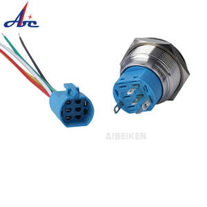 22 מ "מ חוט מחבר חיווט עם שקע מתאם מתג רתמה עבור מתג לחצן לדחוף - Product Image 6