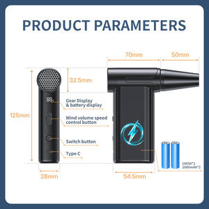 Pistola <span class=keywords><strong>de</strong></span> Aire Comprimido Turbo Jet, Ventilador para Barbacoa, Inalámbrico, Portátil, Mini Soplador <span class=keywords><strong>de</strong></span> Aire Comprimido Potente, Secador <span class=keywords><strong>de</strong></span> Autos, Limpiador <span class=keywords><strong>de</strong></span> Teclados - Product Image 5