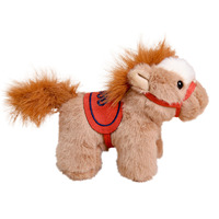 En stock, superventas: Muñecos de peluche de cordero y caballo, colgante de oveja pequeña de simulación en postura de pie, venta al por mayor
