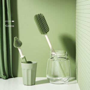 Vente en gros de brosse à <span class=keywords><strong>biberon</strong></span> en silicone portable de haute qualité brosse à sucette pour nouveau-né de qualité alimentaire - Product Image 3