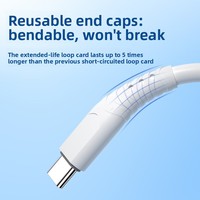 Câbles de charge rapide USB vers Type C 6A, câbles de données USB-C, câbles de charge de téléphone orange d'usine, câbles de données USB C