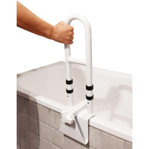Barre d'appui réglable pour baignoire pour personnes âgées (baignoires à bord lisse 5-14 cm), Poignée de sécurité pour baignoire PEPE P30035 - Product Image 2