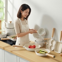 Casserole carrée de 28 cm compatible induction, antiadhésive, en aluminium moulé sous pression, pour la cuisine à domicile