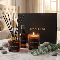 Luxus-Duftkerzen- und Reed-Diffusor-Geschenkset mit Logo, Kerzen-Diffusor-Set, Diffusor- und Kerzensets mit Logo